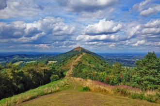 View along the ridge of the Malvern Hills by Matthew Churchill