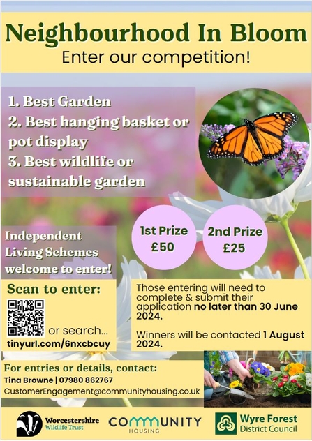 Neighbourhood in Bloom competition poster